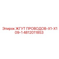 4812011853 ЖГУТ ПРОВОДОВ-X1-X109-1 Epiroc