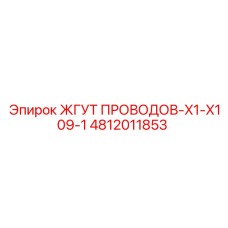 4812011853 ЖГУТ ПРОВОДОВ-X1-X109-1 Epiroc