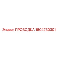 1604730301 ПРОВОДКА Epiroc