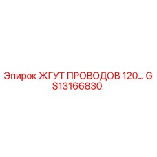 GS13166830 ЖГУТ ПРОВОДОВ 120… Epiroc