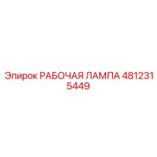 4812315449 РАБОЧАЯ ЛАМПА Epiroc