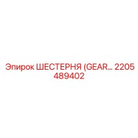 2205489402 - ШЕСТЕРНЯ (GEAR) - Epiroc