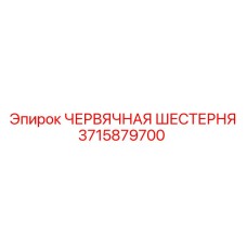 3715879700 ЧЕРВЯЧНАЯ ШЕСТЕРНЯ Epiroc