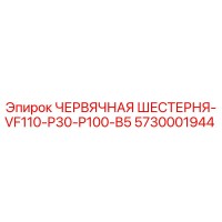 5730001944 ЧЕРВЯЧНАЯ ШЕСТЕРНЯ-VF110-P30-P100-B5 Epiroc