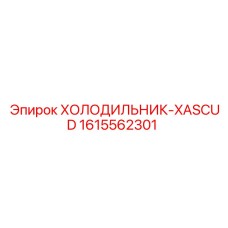 1615562301 ХОЛОДИЛЬНИК-XASCUD - Epiroc