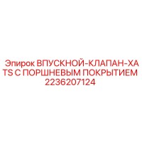 2236207124 ВПУСКНОЙ-КЛАПАН-XATS С ПОРШНЕВЫМ ПОКРЫТИЕМ Epiroc