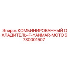 5730001507 КОМБИНИРОВАННЫЙ ОХЛАДИТЕЛЬ F YANMAR MOTO Epiroc