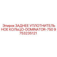 9753235121 ЗАДНЕЕ УПЛОТНИТЕЛЬНОЕ КОЛЬЦО-DOMINATOR-750 Epiroc