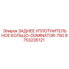 9753235121 ЗАДНЕЕ УПЛОТНИТЕЛЬНОЕ КОЛЬЦО-DOMINATOR-750 Epiroc