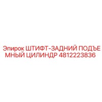4812223836 ШТИФТ-ЗАДНИЙ ПОДЪЕМНЫЙ ЦИЛИНДР Epiroc