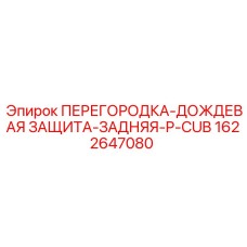 1622647080 ПЕРЕГОРОДКА-ДОЖДЕВАЯ ЗАЩИТА-ЗАДНЯЯ-P-CUB Epiroc