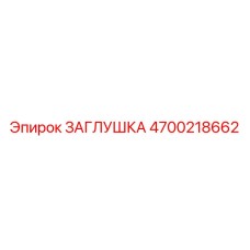 4700218662 ЗАГЛУШКА Epiroc