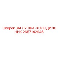 2657142945 ЗАГЛУШКА-ХОЛОДИЛЬНИК Epiroc