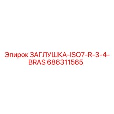 686311565 ЗАГЛУШКА-ISO7-R-3-4-BRAS Epiroc