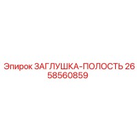 2658560859 ЗАГЛУШКА-ПОЛОСТЬ Epiroc