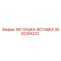 3092354222 ЗАГЛУШКА-ВСТАВКА Epiroc