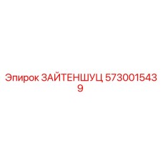 5730015439 ЗАЙТЕНШУЦ Epiroc