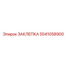 5541058900 ЗАКЛЕПКА Epiroc