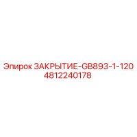 4812240178 ЗАКРЫТИЕ-GB893-1-120 Epiroc