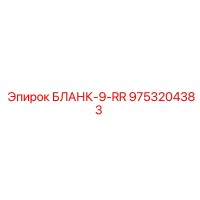 9753204383 БЛАНК-9-RR Epiroc