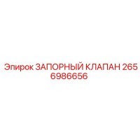 2656986656 ЗАПОРНЫЙ КЛАПАН Epiroc