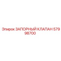 57998700 ЗАПОРНЫЙ КЛАПАН Epiroc