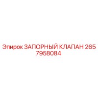 2657958084 ЗАПОРНЫЙ КЛАПАН Epiroc