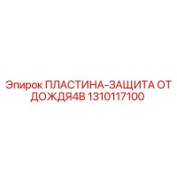 1310117100 ПЛАСТИНА-ЗАЩИТА ОТ ДОЖДЯ4B Epiroc