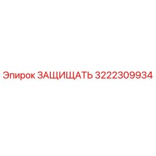 3222309934 ЗАЩИЩАТЬ Epiroc