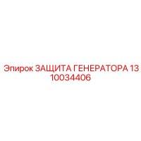 1310034406 ЗАЩИТА ГЕНЕРАТОРА Epiroc