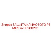4700280213 ЗАЩИТА КЛИНОВОГО РЕМНЯ Epiroc