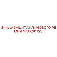 4700281123 ЗАЩИТА КЛИНОВОГО РЕМНЯ Epiroc