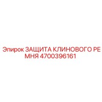 4700396161 ЗАЩИТА КЛИНОВОГО РЕМНЯ Epiroc