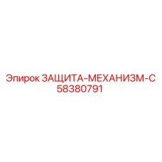 58380791 ЗАЩИТА-МЕХАНИЗМ-C Epiroc