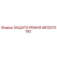 4812070192 ЗАЩИТА РЕМНЯ Epiroc