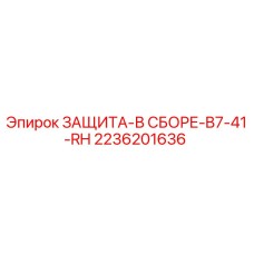2236201636 ЗАЩИТА-В СБОРЕ-B7-41-RH Epiroc
