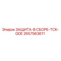 2657563611 ЗАЩИТА-В СБОРЕ-TCK-GDE Epiroc