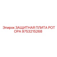 9753215268 ЗАЩИТНАЯ ПЛИТА РОТОРА Epiroc