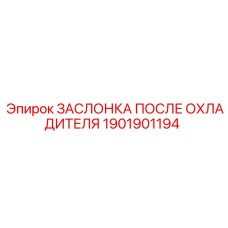 1901901194 ЗАСЛОНКА ПОСЛЕ ОХЛАДИТЕЛЯ Epiroc