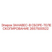 2657500522 ЗАНАВЕС-В СБОРЕ-ТЕЛЕСКОПИРОВАНИЕ Epiroc