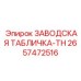 2657472516 ЗАВОДСКАЯ ТАБЛИЧКА-TH Эпирок