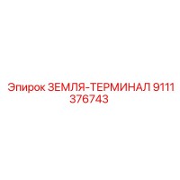 9111376743 ЗЕМЛЯ-ТЕРМИНАЛ Epiroc