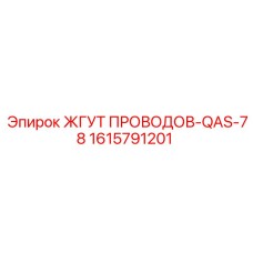1615791201 ЖГУТ ПРОВОДОВ-QAS-78 Epiroc