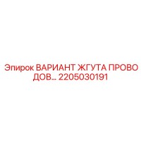 2205030191 ВАРИАНТ ЖГУТА ПРОВОДОВ Epiroc
