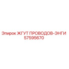 57595670 ЖГУТ ПРОВОДОВ-ЭНГИ Epiroc
