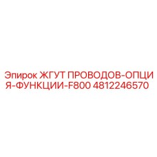 4812246570 ЖГУТ ПРОВОДОВ-ОПЦИЯ-ФУНКЦИИ-F800 Epiroc