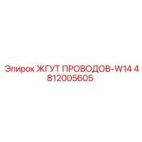 4812005605 ЖГУТ ПРОВОДОВ-W14 Epiroc