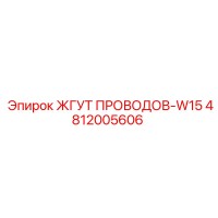 4812005606 ЖГУТ ПРОВОДОВ-W15 Epiroc