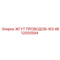 4812005594 ЖГУТ ПРОВОДОВ-W3 Epiroc