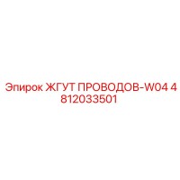 4812033501 ЖГУТ ПРОВОДОВ-W04 Epiroc
